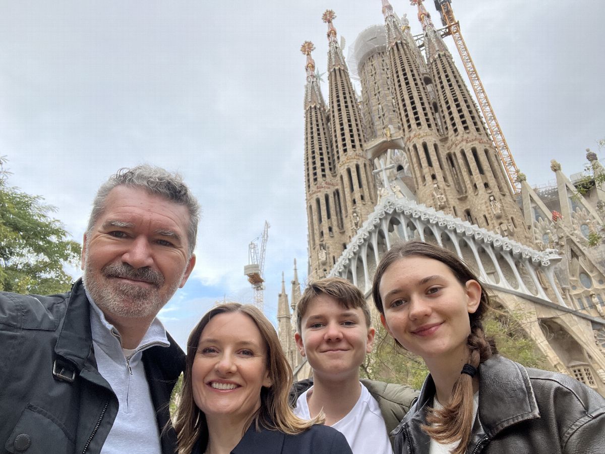 A travel moment from a recent family trip