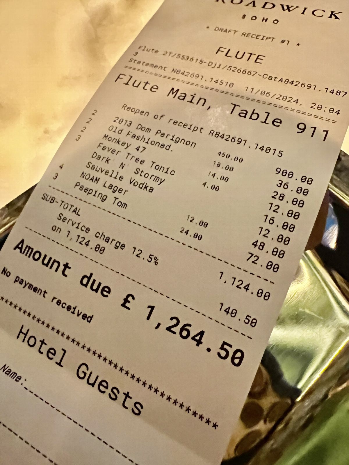 What Does "Service Charge Included" Actually Mean?